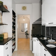 白色简约舒适公寓欣赏厨房