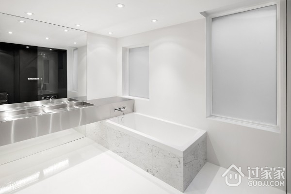 现代白色极致别墅欣赏卫生间效果图