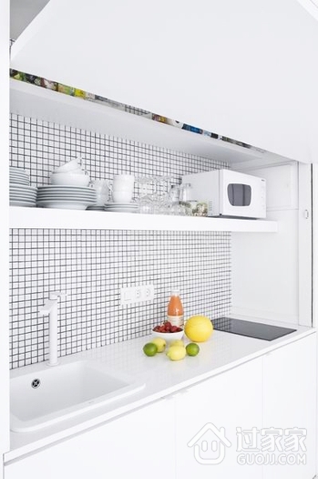 36平极简主义设计欣赏厨房