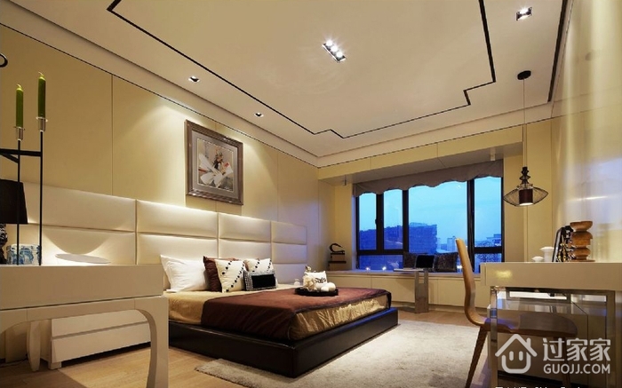 现代风格豪宅设计卧室效果图