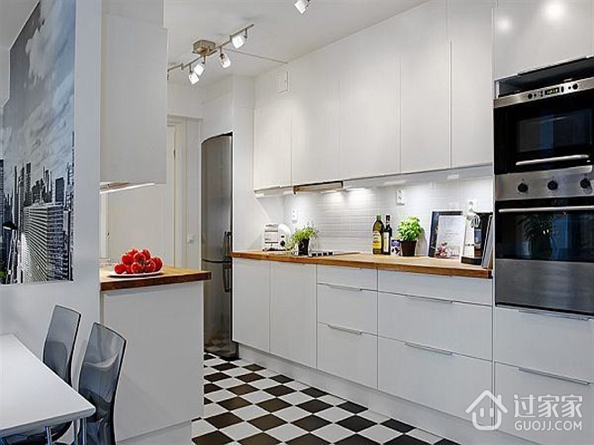 74平都市白领最爱现代住宅欣赏厨房设计