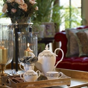 美式风格别墅套图客厅茶具