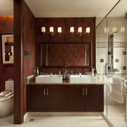 270平美式样板房别墅欣赏卫生间设计