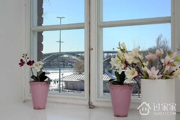 简约风格住宅效果图设计卧室阳台