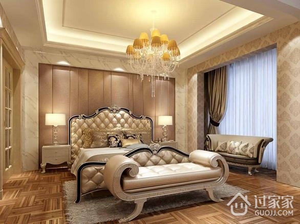暖色欧式风格效果图欣赏卧室