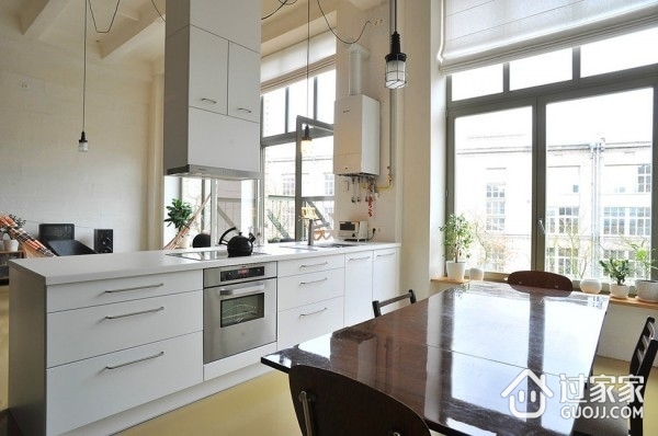 现代创意复式小空间欣赏厨房设计