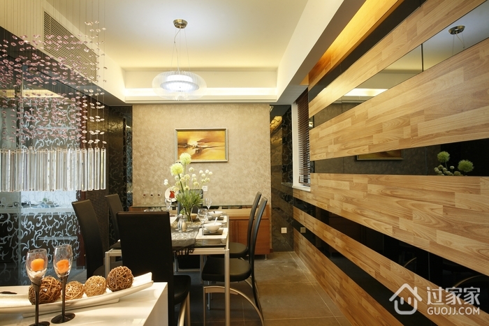 现代风格样板房餐厅设计