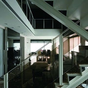简约生活复式住宅效果图楼梯间