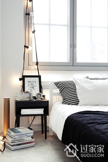 现代风格黑白混搭欣赏卧室