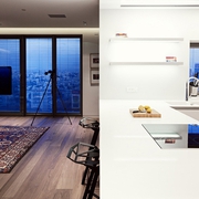 白色现代风格效果图欣赏厨房