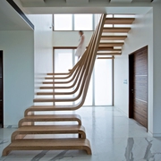 现代设计效果图楼梯效果图