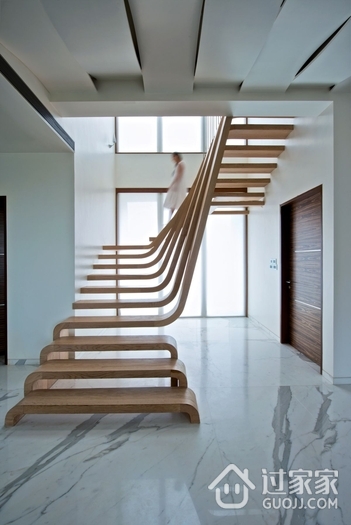 现代设计效果图楼梯效果图