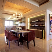 119平新古典样板房欣赏餐厅设计