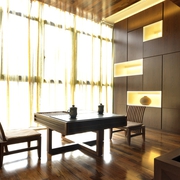 雅致新中式住宅设计欣赏窗帘
