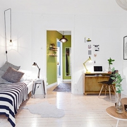 38平简约单身公寓欣赏卧室设计