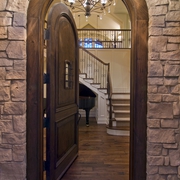 欧式古典别墅装饰效果图室内门