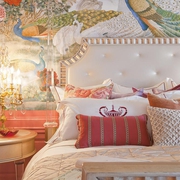 法式风格住宅套图欣赏卧室背景墙