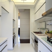 85平白色简欧住宅欣赏厨房橱柜