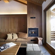 木屋丛林别墅设计欣赏客厅效果