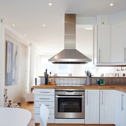 白色现代住宅效果欣赏厨房效果