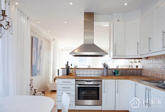 白色现代住宅效果欣赏厨房效果