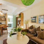 68平舒适自然两居室欣赏客厅设计