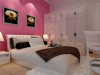 116平现代温馨住宅欣赏卧室设计