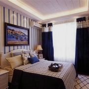 品质地中海住宅欣赏卧室背景墙