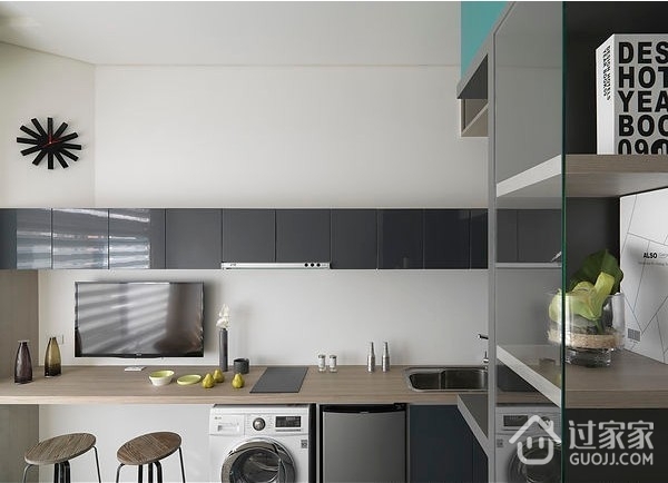 合理空间划分现代住宅欣赏厨房效果
