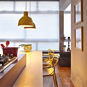 现代舒适彩色公寓欣赏厨房陈设