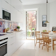 61平白色北欧住宅欣赏厨房设计