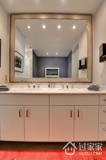 现代风格别墅设计欣赏洗手台