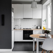 灰色调简约住宅一居室欣赏厨房设计
