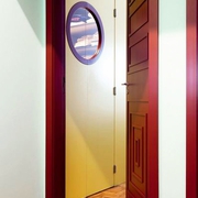紫色混搭两居室欣赏室内门