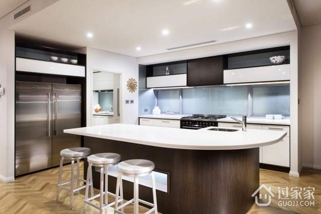 现代风简洁别墅欣赏厨房设计