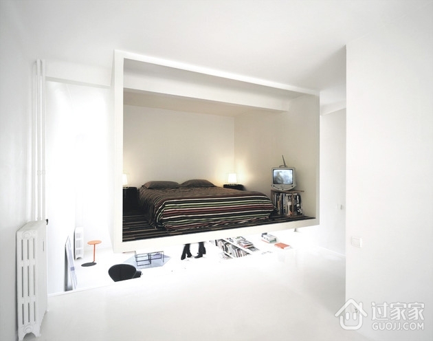 50平现代复式小公寓欣赏卧室陈设
