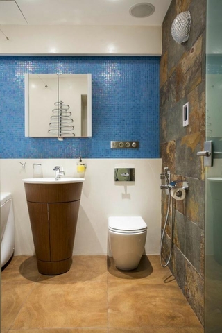 52平现代质感住宅欣赏卫生间设计