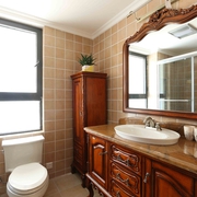 122平美式四居室欣赏卫生间设计