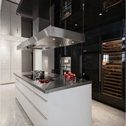 现代住宅效果图开放式厨房