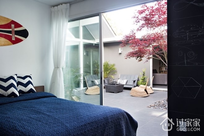 现代开放舒适别墅欣赏卧室设计