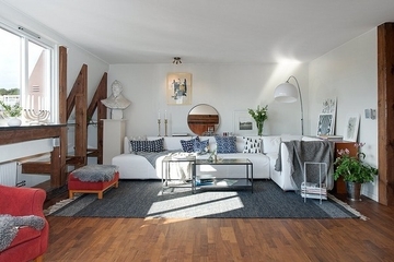 82平开放式现代住宅欣赏客厅设计