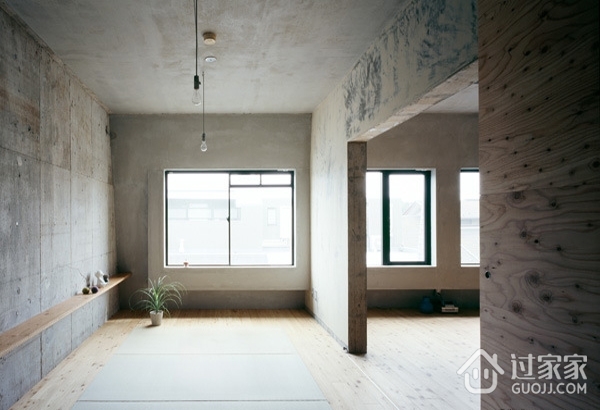 日式极简毛坯设计欣赏休息厅