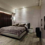 76平现代风格效果图欣赏卧室效果