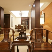 中式风格客厅椅子装饰图