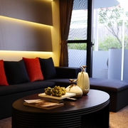 现代简约风效果客厅沙发