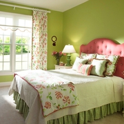 田园绿色两居室欣赏卧室