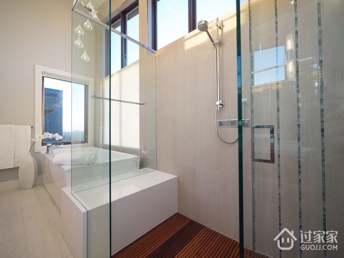 现代住宅设计效果套图欣赏淋浴间