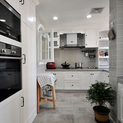 88平美式三居室两厅欣赏厨房设计