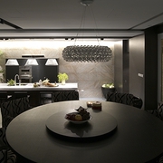 现代风格白色渲染空间厨房