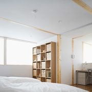 白色日式风格两居欣赏卧室效果